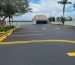 Parking lot directional markings by Onyx Asphalt USA