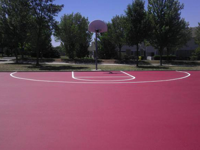 Basketball court by Onyx Asphalt USA for paving and concrete photo gallery.