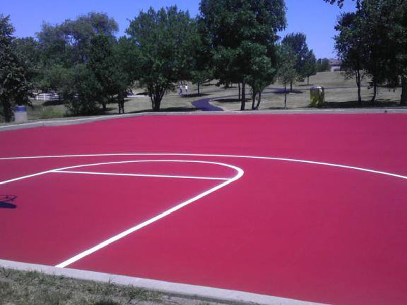 Basketball court by Onyx Asphalt USA for paving and concrete photo gallery.